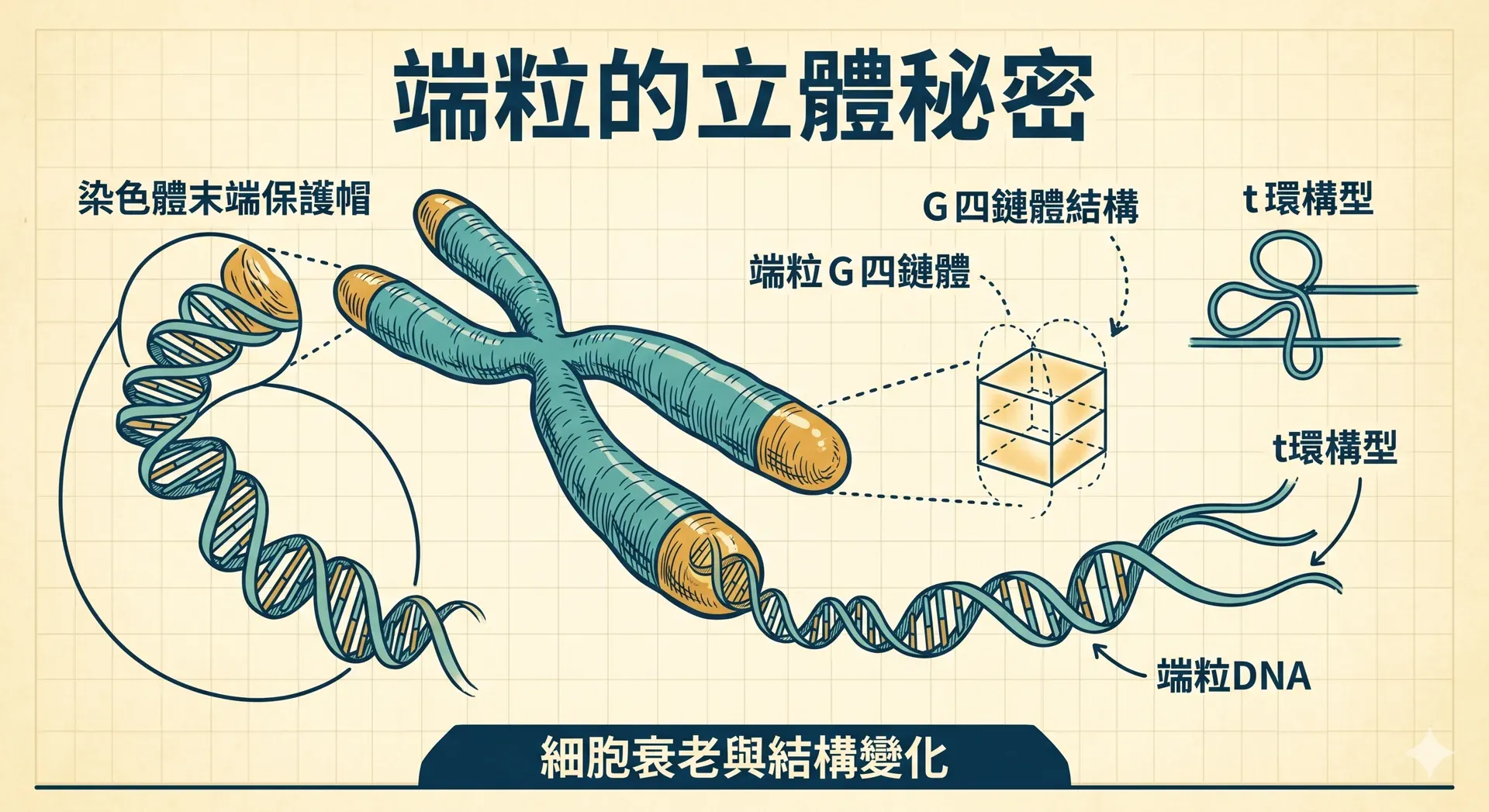 活細胞端粒G四鏈體即時成像：銥錯合物探針cIr-Q如何讀取衰老結構密碼