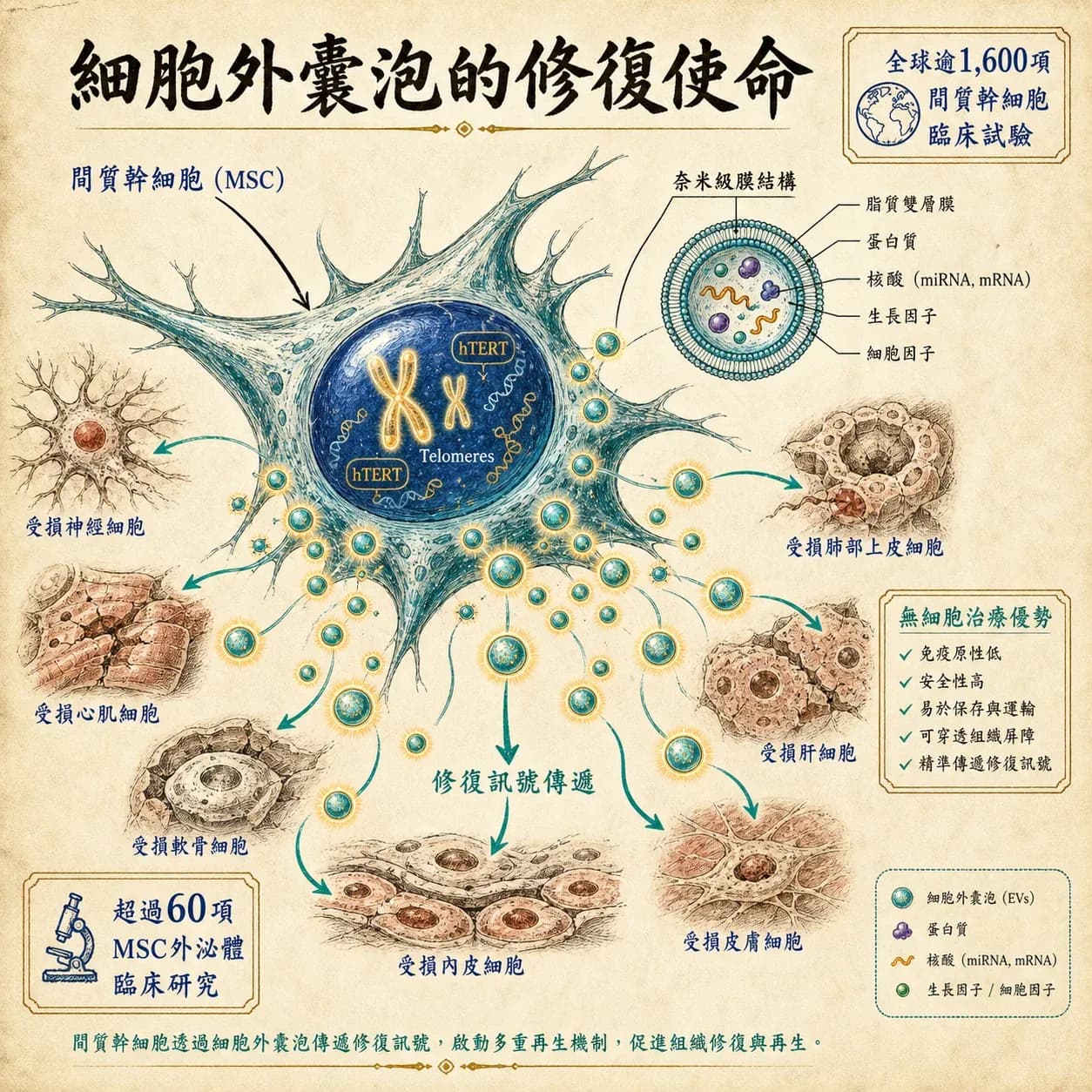 一針 20 萬的抗老外泌體真的有效？最新研究揭露 3 大關鍵變數