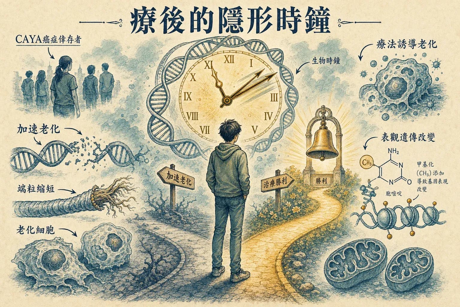 年輕癌症倖存後反而老得快？這 3 個身體訊號絕不能忽視